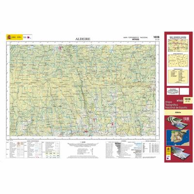 Topografische kaart 1028 MT50 Aldeire | CNIG - Instituto Geográfico Nacional1