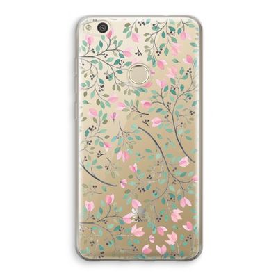 Sierlijke bloemen: Huawei Ascend P8 Lite (2017) Transparant Hoesje