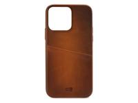 Senza Senza Desire Leather Cover with Card Slot Apple iPhone 13 Pro Burned Cognac