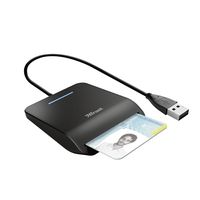 Trust Primo smart card reader Binnen USB CardBus+USB 2.0 Zwart - thumbnail