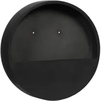 Pottery Pots muurpot Wally hang M d50h10 Black
