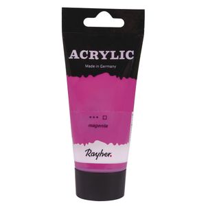 Mat roze acrylverf/hobbyverf op waterbasis 75 ml