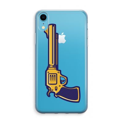 Pew Pew Pew: iPhone XR Transparant Hoesje
