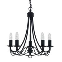 Hanglamp Maypole 5Lt - Black Metal