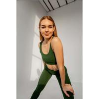 Yoga bra - Green, S - thumbnail