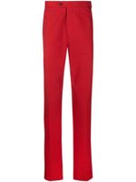 FURSAC pantalon de costume à coupe droite - Rouge - thumbnail