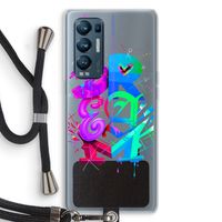 Dream: Oppo Find X3 Neo Transparant Hoesje met koord