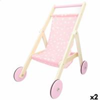 Poppenwagen 33 x 44 x 51 cm (2 Stuks)