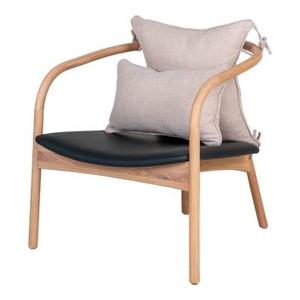 Artichok Kasper Eikenhouten Fauteuil met Armleuning - Naturel