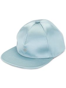 TOM FORD casquette en satin - Bleu