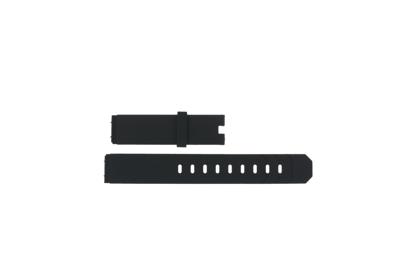 Horlogeband Jacob Jensen 773 Rubber Zwart 19mm