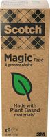 Plakband Magic Tape: A greener choice, ft 19 mm x 33 m, toren met 9 rollen - thumbnail