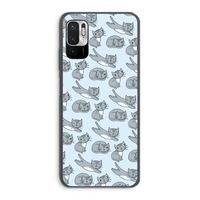 Poezen: Xiaomi Redmi Note 10 5G Transparant Hoesje Poezen: Xiaomi Redmi Note 10 5G Transparant Hoesje