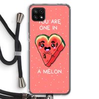 One In A Melon: Samsung Galaxy A22 5G Transparant Hoesje met koord