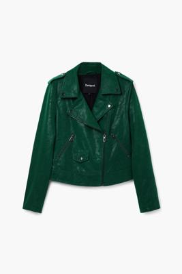 Bikerjack met textuur - GREEN - XL