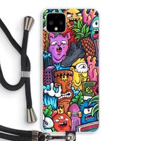 Vexx Mixtape: Pixel 4 XL Transparant Hoesje met koord