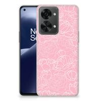 OnePlus Nord 2T TPU Case White Flowers - thumbnail