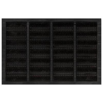 VidaXL Deurmat rechthoekig 40x60 cm rubber en kokosvezel