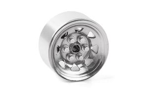 RC4WD Stamped Steel 0.7 Stock Beadlock Wheels (Chrome) (Z-W0093)