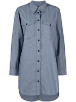 ISABEL MARANT robe-chemise Bridget en chambray à boutonnière - Bleu - thumbnail