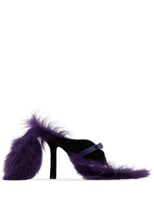 Burberry sandales Step Post en cuir - Violet