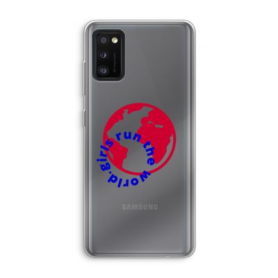 Run The World: Samsung Galaxy A41 Transparant Hoesje