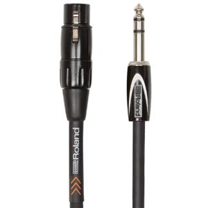 Roland RCC-15-TRXF audio kabel 4,5 m 6.35mm TRS XLR Zwart