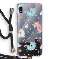 Fantasiewereld: Samsung Galaxy A10 Transparant Hoesje met koord