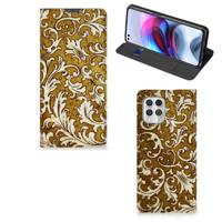 Telefoon Hoesje Motorola Moto G100 Barok Goud