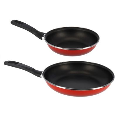 2x Formaten koekenpannen set Merida 26 en 30 cm diameter
