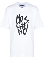 Moschino t-shirt en coton à logo imprimé - Blanc - thumbnail