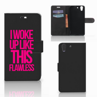 Huawei Y6 II | Honor 5A Hoesje met naam Woke Up - Origineel Cadeau Zelf Maken - thumbnail