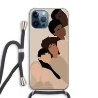 Sweet creatures: iPhone 12 Pro Transparant Hoesje met koord Sweet creatures: iPhone 12 Pro Transparant Hoesje met koord