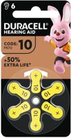 Duracell hoortoestelbatterijen DA10, blister van 6 stuks