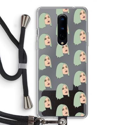 King Kylie: OnePlus 8 Transparant Hoesje met koord