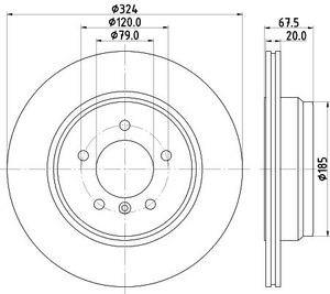 Remschijf Gecoat 54231PRO 8DD355110021