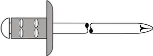 Gesipa Blindklinknagel | blindkl.nagelsteel DxL 3,2 x 11 mm K9,5 | aluminium/staal | 1000 stuks - 1455676 1455676