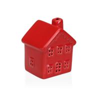 Decoratieve figuren Versa Rood Huis 5,8 X 8 X 6,7 CM Decoratieve figuren