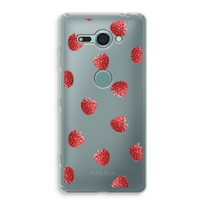 Framboosjes: Sony Xperia XZ2 Compact Transparant Hoesje