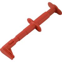 VOLTCRAFT MSK-140 Rot Veiligheids-platte meetklem Steekaansluiting 4 mm CAT III 1000 V Rood