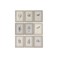 Schilderij Home ESPRIT Kristal Spar 30 x 2,5 x 40 cm (9 Stuks)