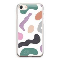 Memphis Shapes: iPhone 8 Transparant Hoesje