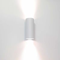 Artdelight Wandlamp Roulo 2 lichts H 15,4 Ø 6,5 cm wit - thumbnail