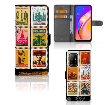 OPPO Reno5 Z | A94 5G | Flip Cover | Postzegels