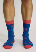 Benyson Sokken Octopus - Organisch katoen 1- Paar - Vrolijke katoenen sokken met leuke en grappige print - Dames - Heren