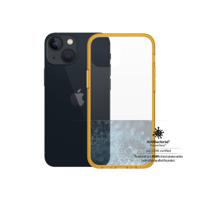 iPhone 13 Mini PanzerGlass ClearCase Antibacterieel Hoesje - Oranje / Doorzichtig