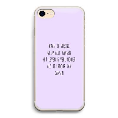 Sprong: iPhone 7 Transparant Hoesje