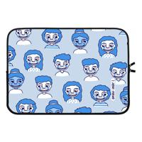 Gezichtjes: Laptop sleeve 13 inch - thumbnail