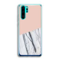 A touch of peach: Huawei P30 Pro Transparant Hoesje