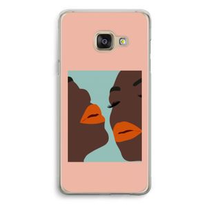 Orange lips: Samsung Galaxy A3 (2016) Transparant Hoesje